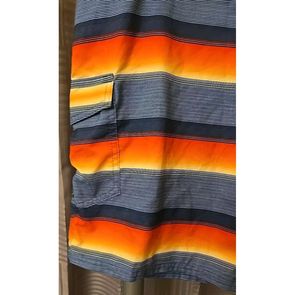 O'Neill Board Shorts 34 MultiColor Stripe Swim Trunks Bathing Suit Summer Beach - Picture 3 of 8